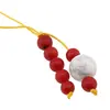 Accesoriu cu pietre semipretioase Howlit sfera 10mm si Coral 5-6mm, imagine 2