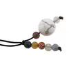 Accesoriu cu pietre semipretioase Howlit sfera 10mm si mix cristale 4-5mm, imagine 3