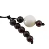Accesoriu cu pietre semipretioase Sidef alb sfera 10mm si Granat 5-6mm, imagine 2