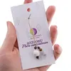 Accesoriu cu pietre semipretioase Sidef alb sfera 10mm si mix cristale 4mm, imagine 3