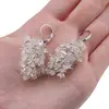 Cercei cu agatatoare ciorchine Cristal de stanca, imagine 3