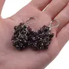 Cercei cu agatatoare ciorchine Granat, imagine 3