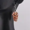 Cercei cu agatatoare ciorchine Jasp orange, imagine 2
