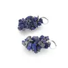 Cercei cu agatatoare ciorchine Lapis lazuli