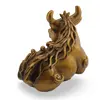 Statueta Feng Shui Bivol auriu din rasina, 11,5cm, imagine 2