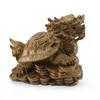 Statueta Feng Shui Broasca testoasa Dragon din alama, 11cm, imagine 2