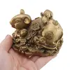 Statueta Feng Shui Sobolan cu pui si Ru yi din rasina, 10cm, imagine 3