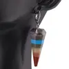 Cercei cu agatatoare 7 Chakre forma pendul, imagine 2