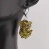 Cercei cu agatatoare ciorchine Peridot, imagine 2