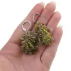 Cercei cu agatatoare ciorchine Peridot, imagine 3