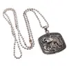 Colier Feng Shui cu pandantiv Elefant cu montura, 5cm