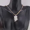 Set pandantiv si cercei cu agatatoare ciorchine Cristal de stanca, imagine 2