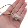 Set pandantiv si cercei cu agatatoare ciorchine Cristal de stanca, imagine 4