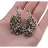 Set pandantiv si cercei cu agatatoare ciorchine Jasp dalmatian, imagine 5