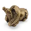 Statueta Feng Shui Bivol asezat cu potcoava din rasina, 7cm, imagine 2