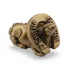 Statueta Feng Shui Bivol asezat cu potcoava din rasina, 7cm