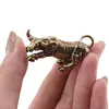 Statueta Feng Shui Bivol din alama, 4,5cm, imagine 3