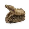 Statueta Feng Shui Bivol mediu cu Ru yi din rasina, 4cm, imagine 2