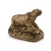 Statueta Feng Shui Bivol mediu cu Ru yi din rasina, 4cm