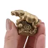 Statueta Feng Shui Bivol mediu cu Wu lou din rasina, 4cm, imagine 3