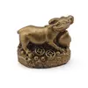 Statueta Feng Shui Bivol mic cu pepita din rasina, 3cm, imagine 2