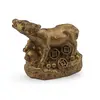 Statueta Feng Shui Bivol mic cu Wu lou din rasina, 3cm, imagine 2