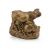Statueta Feng Shui Bivol mic cu Wu lou din rasina, 3cm