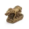 Statueta Feng Shui Bivol mic in picioare cu monede din rasina, 3cm, imagine 2