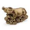 Statueta Feng Shui Bivol si Bagua din rasina, 7cm, imagine 2
