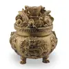 Statueta Feng Shui Bolul prosperitatii cu Dragon din rasina, 11cm, imagine 2