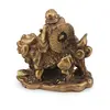 Statueta Feng Shui Shou Xing calare pe Pixiu din rasina, 7,5cm, imagine 2