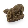 Statueta Feng Shui Tigru cu Wu lou din rasina, 4cm, imagine 2