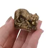 Statueta Feng Shui Tigru cu Wu lou din rasina, 4cm, imagine 3