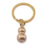 Amuleta breloc Feng Shui din metal cu Wu Lou auriu, 57mm