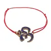 Bratara Therapy cu charm OM albastru, 20mm