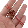 Bratara Therapy cu charm OM rosu, 20mm, imagine 3