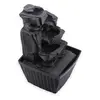 Fantana arteziana electrica, decoratiune Feng Shui pentru interior, model roca neagra, imagine 2