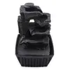Fantana arteziana electrica, decoratiune Feng Shui pentru interior, model roca neagra