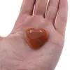 Inima rulata Calcit orange, 30-40mm, imagine 3