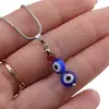 Pandantiv Agat sfera 4mm si doi Ochi protector 8mm, imagine 3