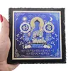 Placa Feng Shui din piatra cu Buddha Medicine albastru, imagine 3
