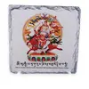 Placa Feng Shui din piatra cu regele Gesar din Ling