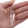Set pandantiv si cercei cu agatatoare Cristal de stanca forma pendul, imagine 4