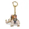 Amuleta Breloc Feng Shui cu Elefantul victorios din metal, 10cm