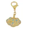 Amuleta Breloc Feng Shui cu Lacatul prieteniei din metal, 10cm