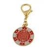Amuleta Breloc Feng Shui cu Talismanul castigator din metal, 11cm
