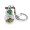 Amuleta Breloc Feng Shui cu Wu lou alb din metal, 10cm, imagine 2