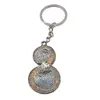 Amuleta Breloc Feng Shui cu Wu lou cu strasuri din metal, 11cm, imagine 2