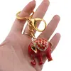 Amuleta Breloc Feng Shui Elefant rosu din metal, 12cm, imagine 3