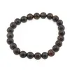 Bratara din Bronzit 8mm, pe elastic, 19cm